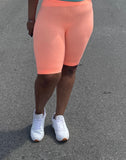 Ribbed Biker Shorts