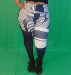 Zebra Stripes Leggings