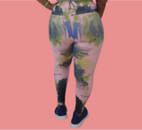 Mauve Tye-Dye Leggings