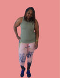 Mauve Tye-Dye Leggings